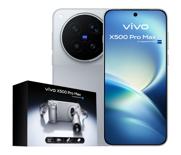 vivo X500 Pro Max 12/512GB Szary Zestaw Fotograficzny - 1612514 - zdjęcie